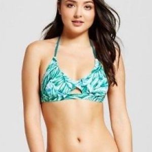 Mossimo Jungle Green Bikini Top